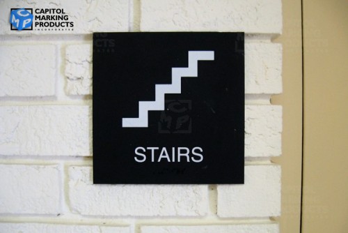 Building Sign: Stairs #1165